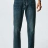 Clothing * | Mango Joel Straight Leg Jeans Tmave Modra